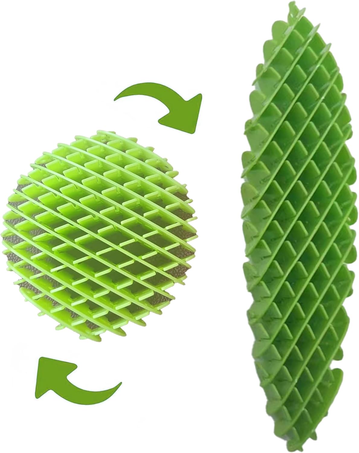 Fidget Worm Toy, Funny Pocket Fidget Toy, Resistance Fidget Toys Sensory Stress Anxiety Relief Toys (Green/Orange)