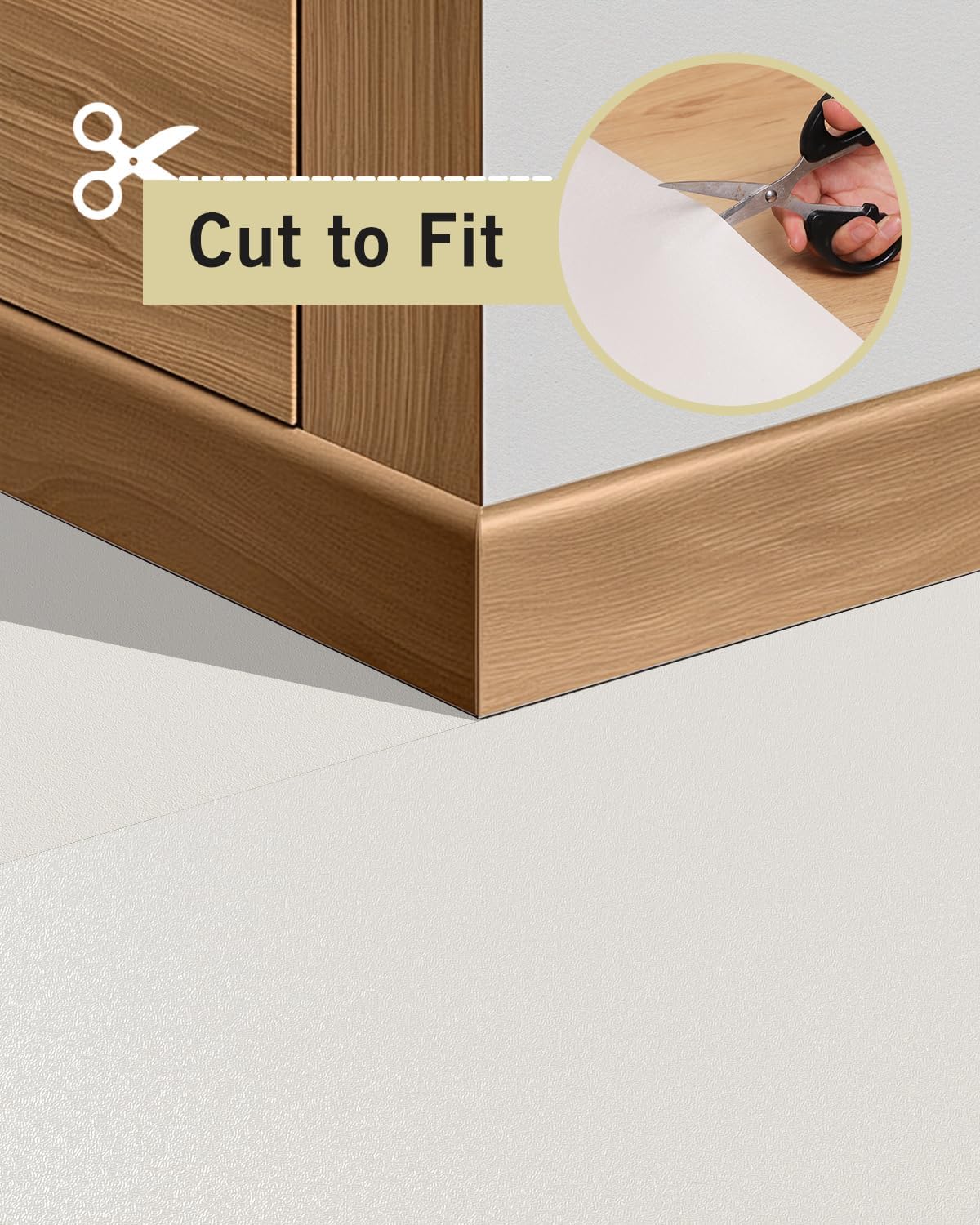 Soft Plastic Floor Mat for Under Dining Table, 5'×7' Beige Waterproof Vinyl Area Rug for Living Room, Non-Slip Multi-Pupose Floor Cover Protector for High Traffic Areas