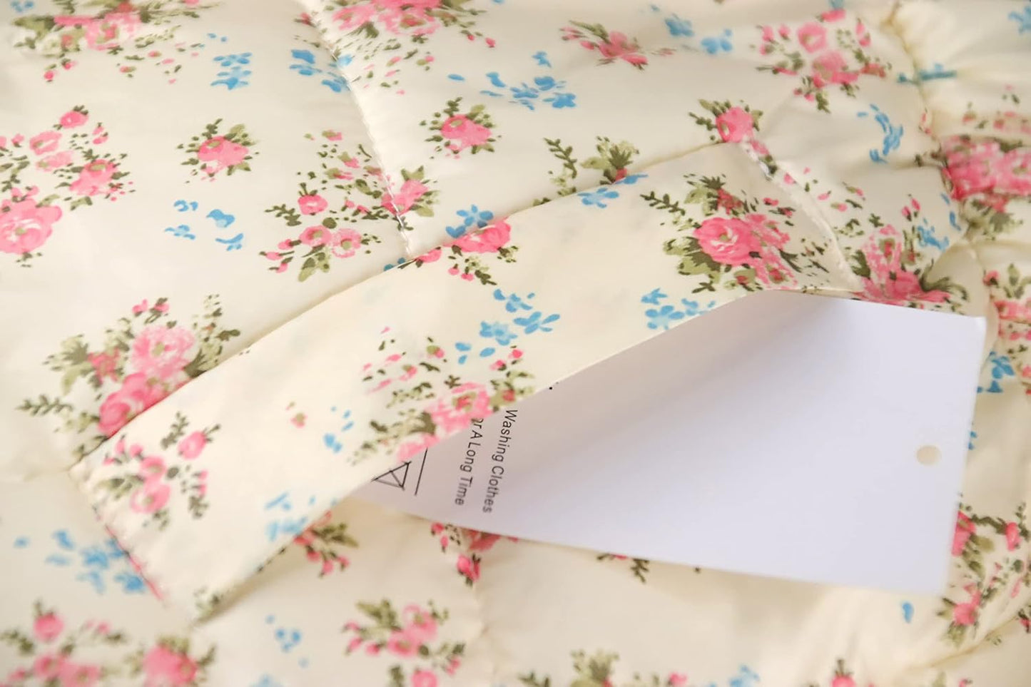 Miss Bei Girl's Winter Coat Jacket Hooded Kids Toddler Flower Print Parka Outwear Warm Cotton Puffer Hooded Jacket