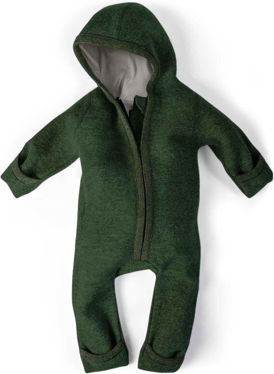 Ehrenkind® WOOLEN JUMPSUIT for Infants and Kids, Warm infant One-Piece made of natural virgin wool with zipper