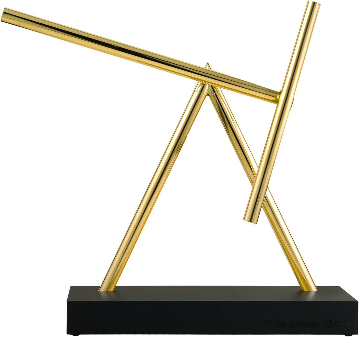 Kinetic Energy Sculpture - Desktop Toy Version (Black/Gold)