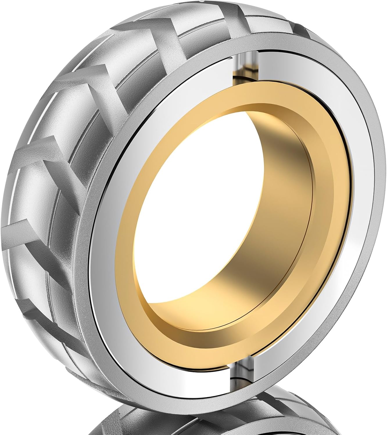 INNÔPLUS Fidget Spinners, Magnetic Rings Fidget Toy, Fidget Spinners for Adults, Metal Fidget Magnets Spinner Rings, Fidget Slider, Stress Anxiety ADHD Relief, Spinner Gifts for Adults and Kids