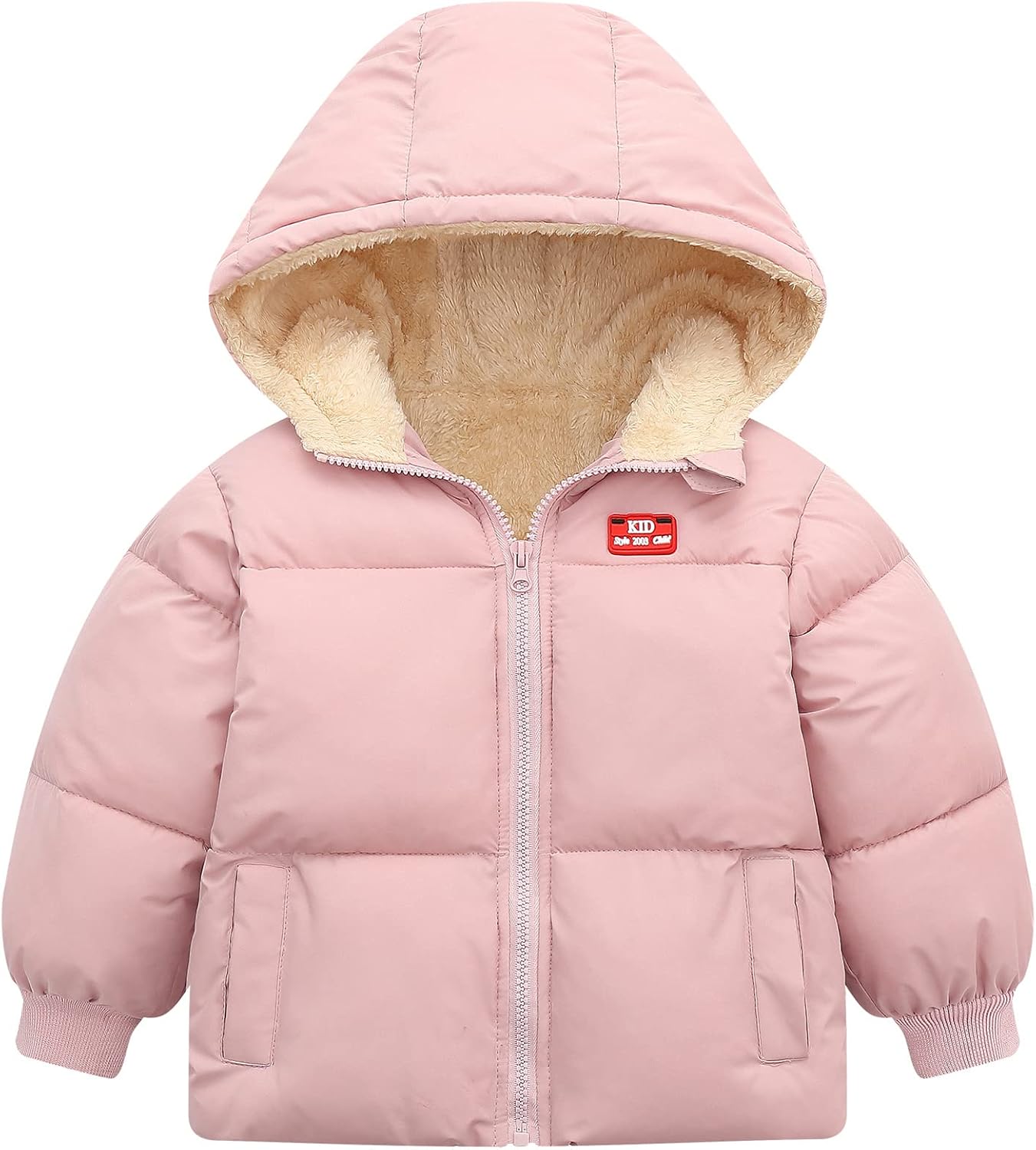 UNICOMIDEA Baby Winter Coat with Hooded Toddler Boys Girls Puffer Jackets for 12M-5T