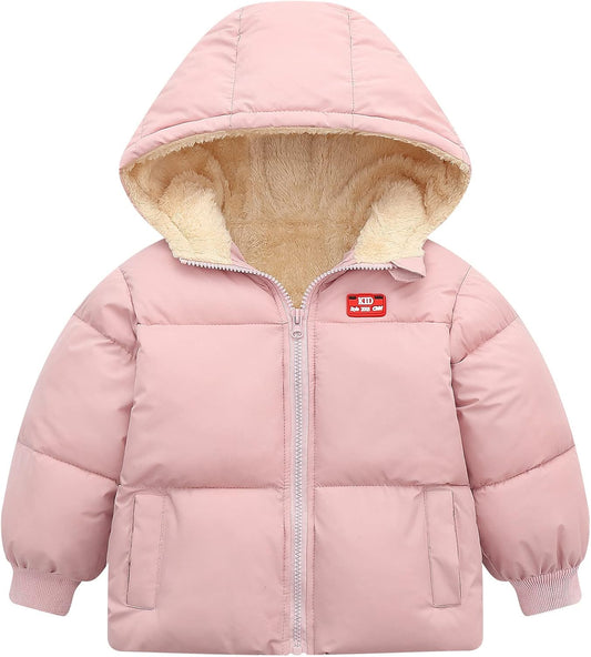 UNICOMIDEA Baby Winter Coat with Hooded Toddler Boys Girls Puffer Jackets for 12M-5T