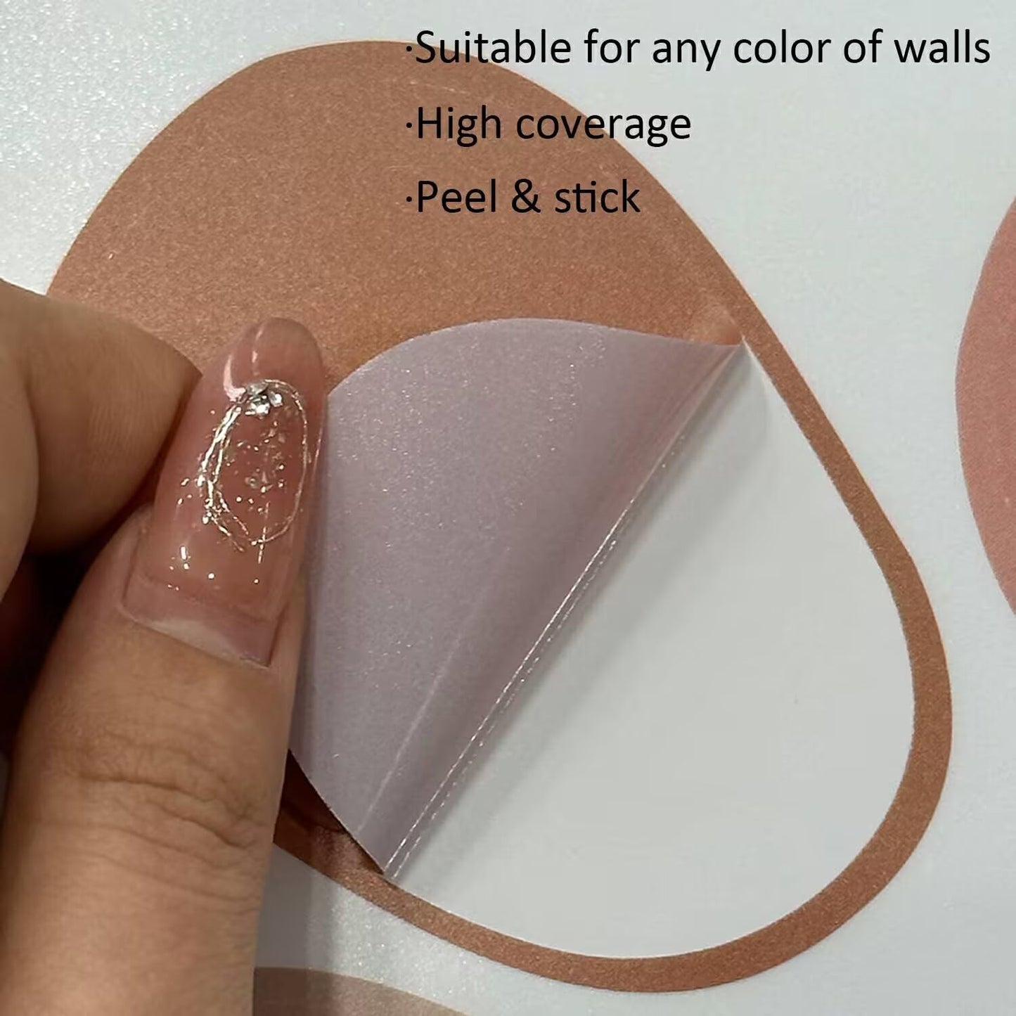 Boho Polka Dot Wall Decals 84 PCS, Boho Wall Sticker for Girls Room Living and Playroom Nursery, Removable Wall Decals Kids Room Decor Vinyl Murals DIY Cute Decorations (12 Sheets)