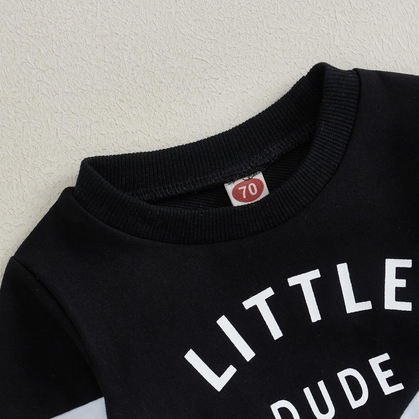 Kupretty Toddler Baby Boy Fall Winter Clothes Color Block Long Sleeve Sweatshirt Pullover Tops + Joggers Pants Outfit Set