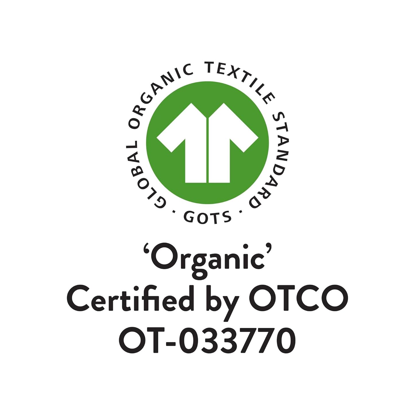 HonestBaby Organic Cotton Changing Pad Covers (Set of Two), Bright White, One Size