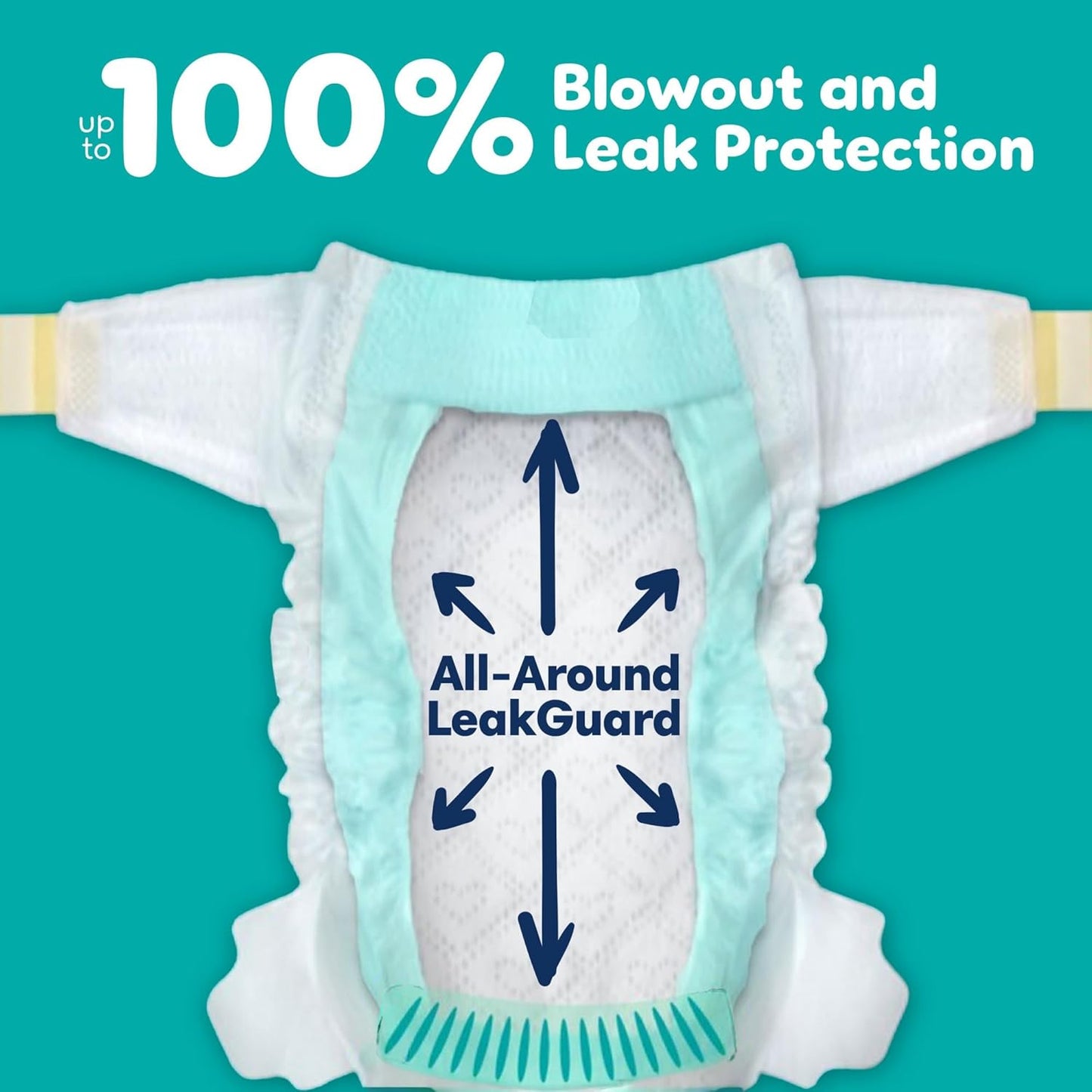 Pampers Baby Diapers - Swaddlers - Size 4, 150 Count, Ultra Absorbent Disposable Infant Diaper