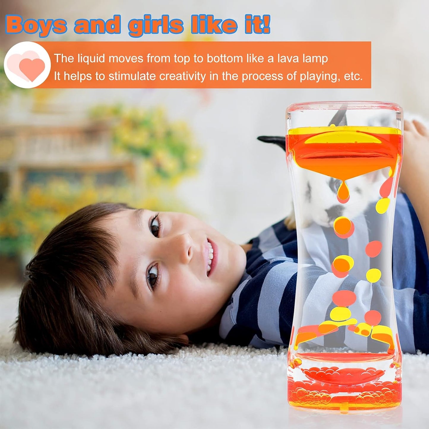 Liquid Motion Bubbler Timer Diamond Shaped Liquid Timer for Fidget Toy,Autism Toys, Children Activity, Calm Relaxing,Penguin Desk Toys and Home Ornament (Red and Green-Ordinary)