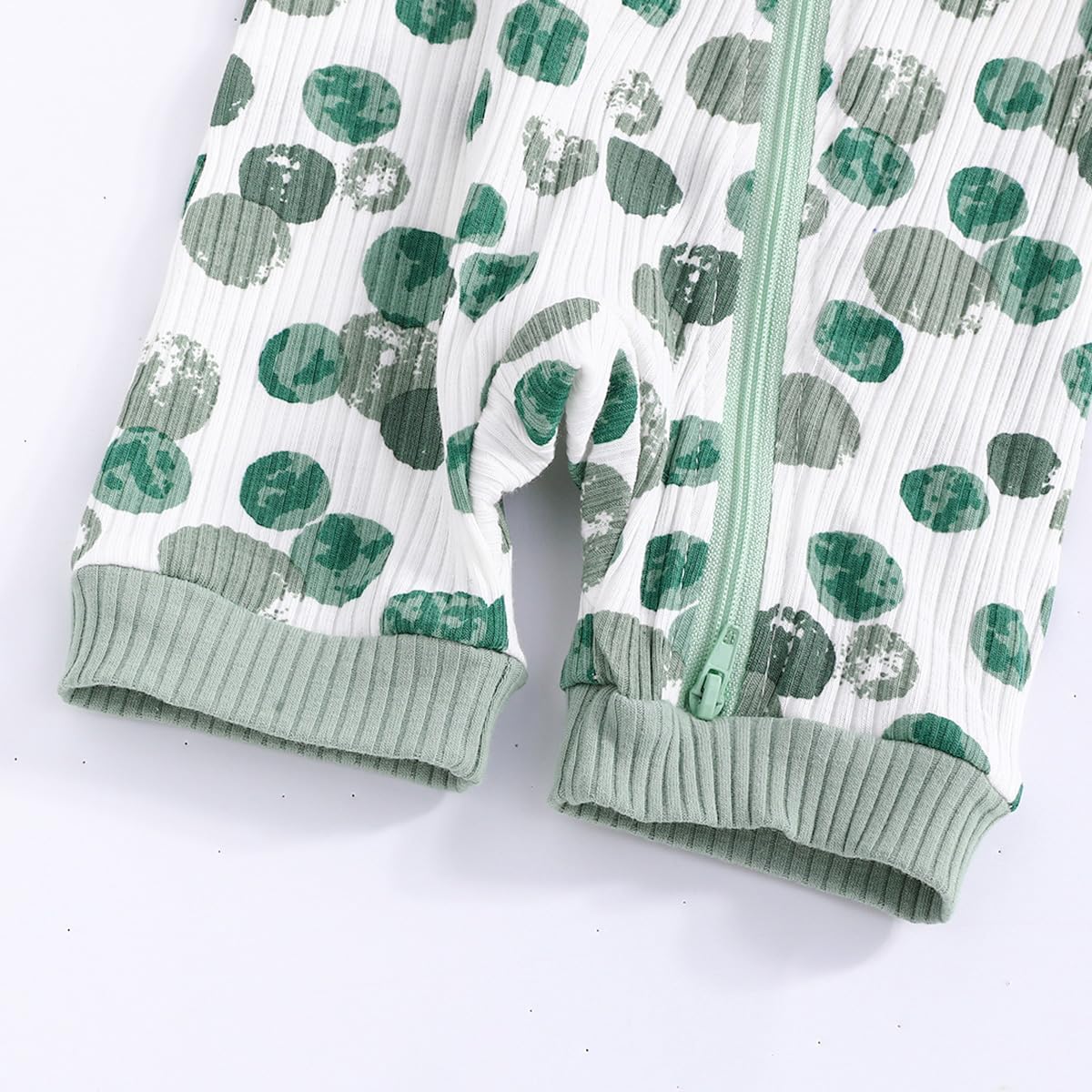 Bafeicao Unisex Baby Boy Girl 2 Pack Rompers Short Sleeve 2 Way Zipper One Piece Jumpsuits Clothes Sets