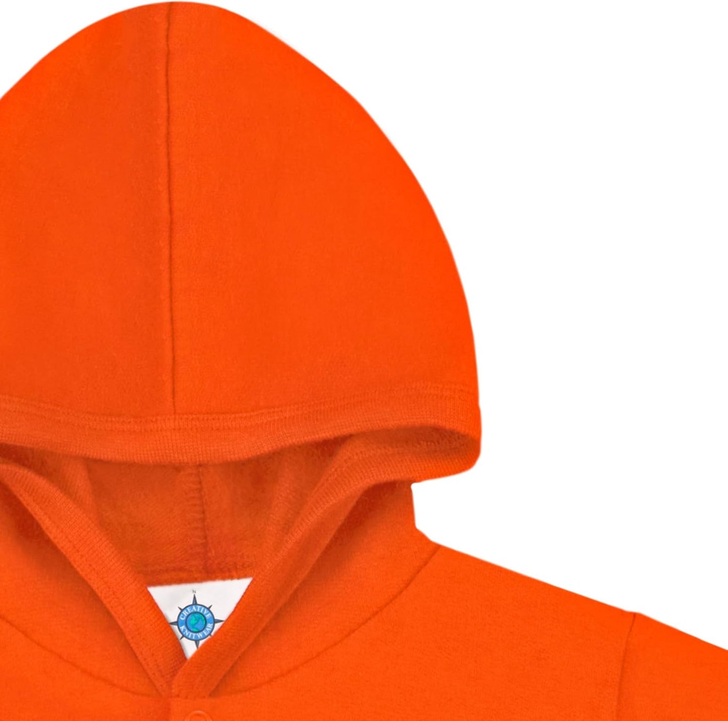 Creative Knitwear College Baby Snap Hooded Jacket - Team Logo, Multiple Colors, for Boys & Girls, (0-24 Months)