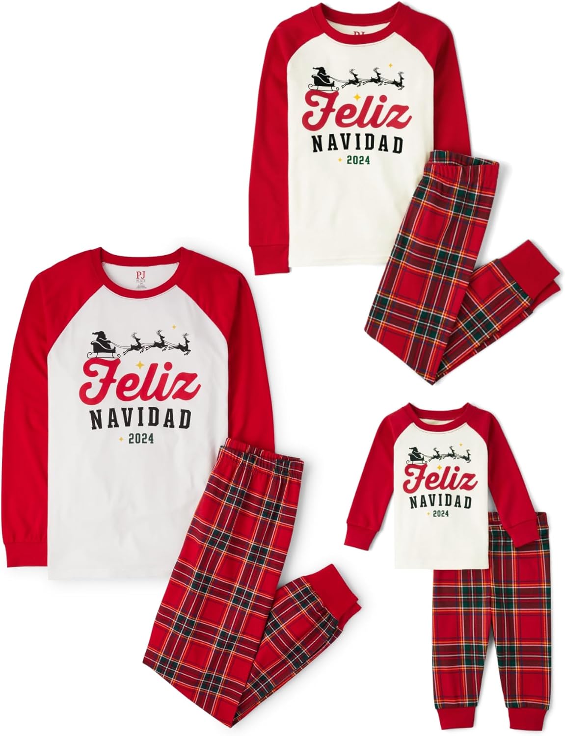 The Children’s Place Family Matching, Christmas and Holiday Pajama Sets, Cotton