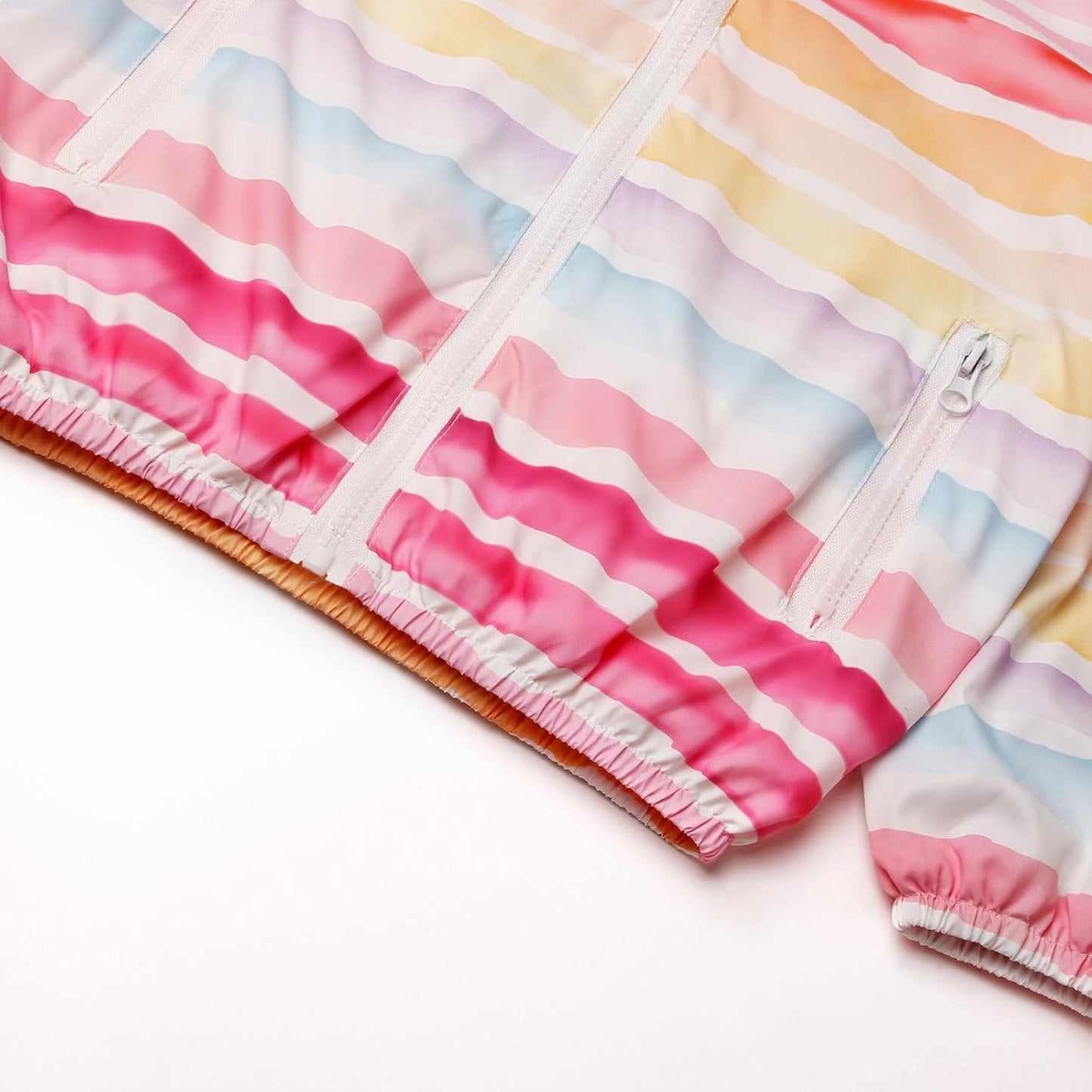 WELAKEN Lightweight Jacket for Girls Kids & Toddler II Girls' Print Water-Resistant Jacket