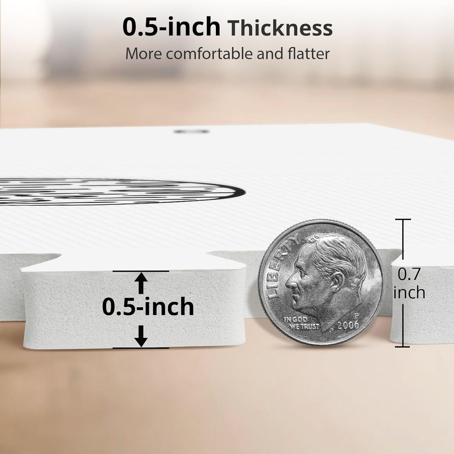 Baby Play Mat, 72x48-Inch Baby Foam Play Mat,6-Piece Interlocking Foam Floor Tiles for Toddlers, Waterproof,Floor Mats for Kids,Baby Foam Play Mat for Babies & Toddlers, Crawling Mat(Space)