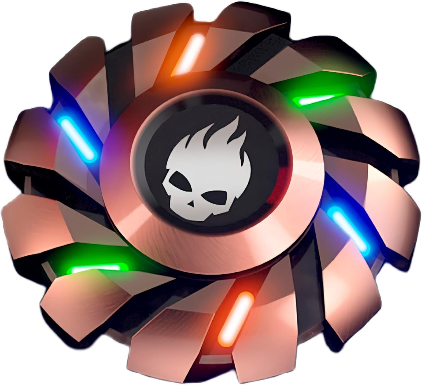 Metal Fidget Spinner High Speed and Silence Colorful Glowing, Cool Mechanical Gear Spinner, Anti-Anxiety and Stress Release for Kids and Adults