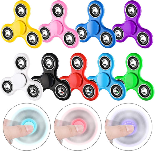 SCIONE 50 Pack Party Favors Fidget Spinners for Kids 4-8 8-12, Halloween Goodie Bags Stuffers Toys for Kids 3-5, Fidget Toys Bulk Classroom Prizes for Girls Boys, Toddler Birthday Party Return Gifts