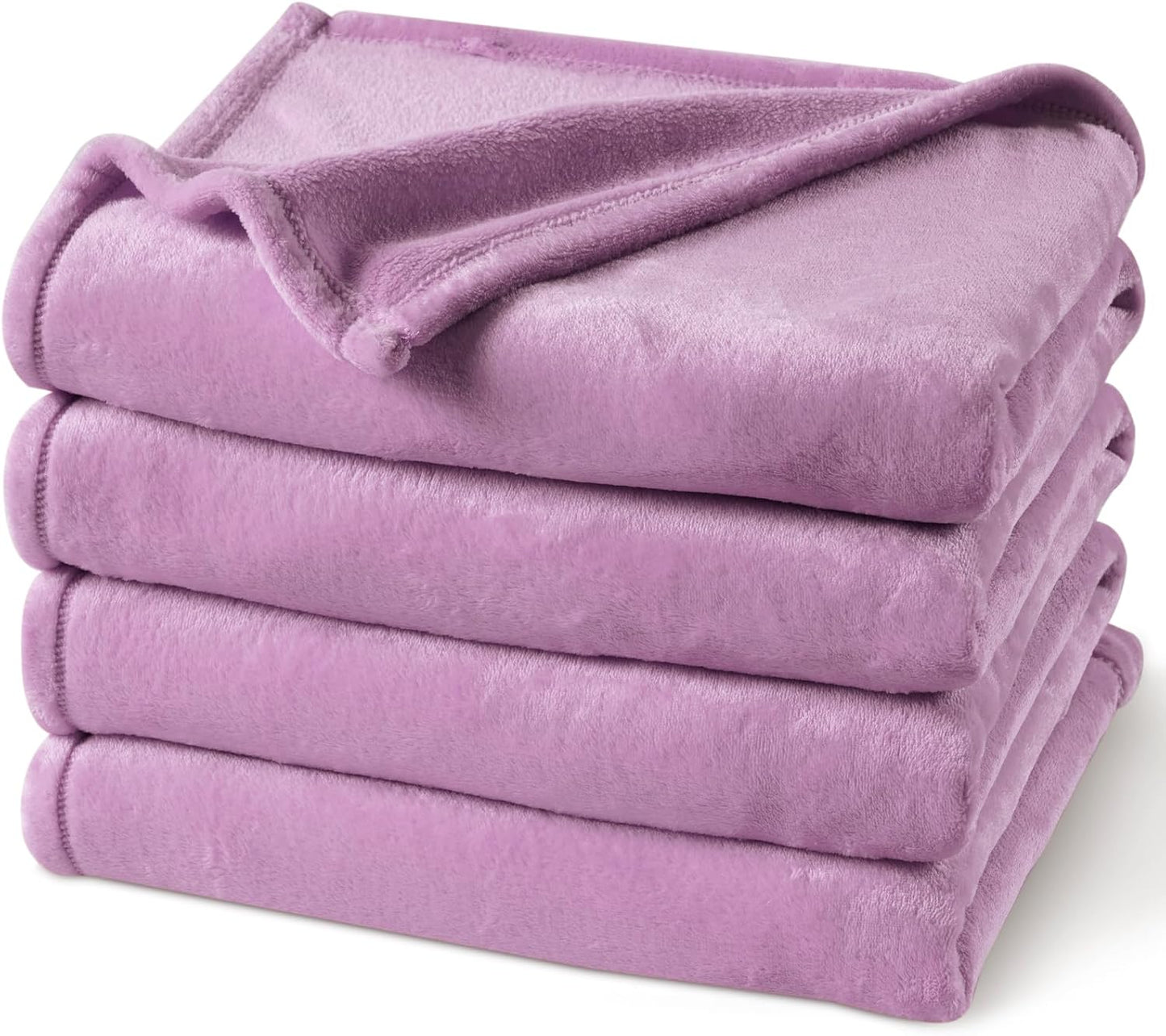 PHF Ultra Soft Fleece Blanket King Size, No Shed No Pilling Luxury Plush Cozy 300GSM Lightweight Blanket for Bed, Couch, Chair, Sofa Suitable for All Season, 108" x 90", Valerian