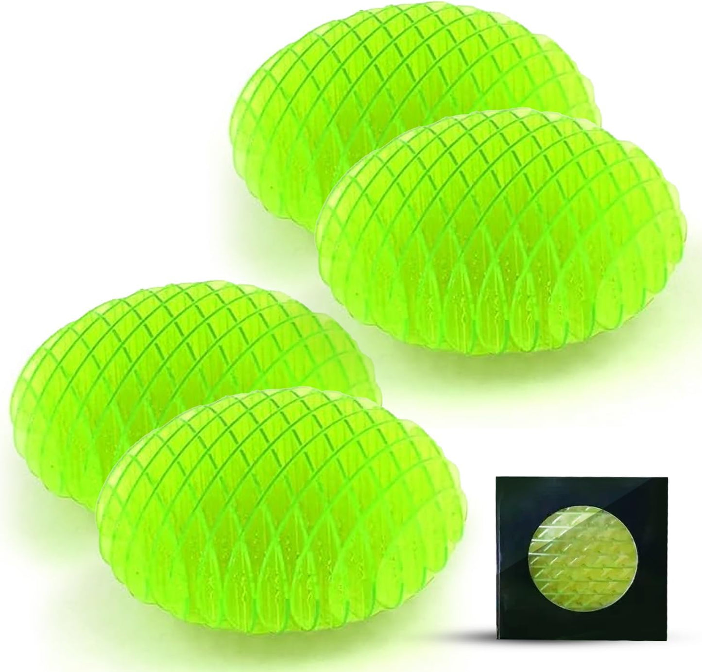 4P Fidget Big Worm Toy｜Sensory Slug Fidget Toy｜ Fidget Toy for Kids&Adults｜ Quiet EDC Resistance Fidget Toy ｜Funny Pocket Fidget Toy｜Sensory Stress Anxiety Relief Toys (Medium)