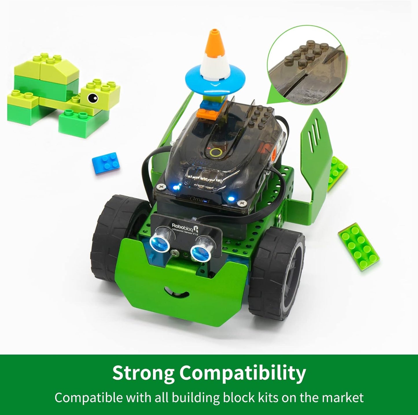 Q-Scout STEM Projects for Kids Ages 8-12, Coding Robot, Learn Robotics, Electronics and Programming Based on Scratch, Arduino and Python, Learning & Education Toys, Gifts for Boys and Girls