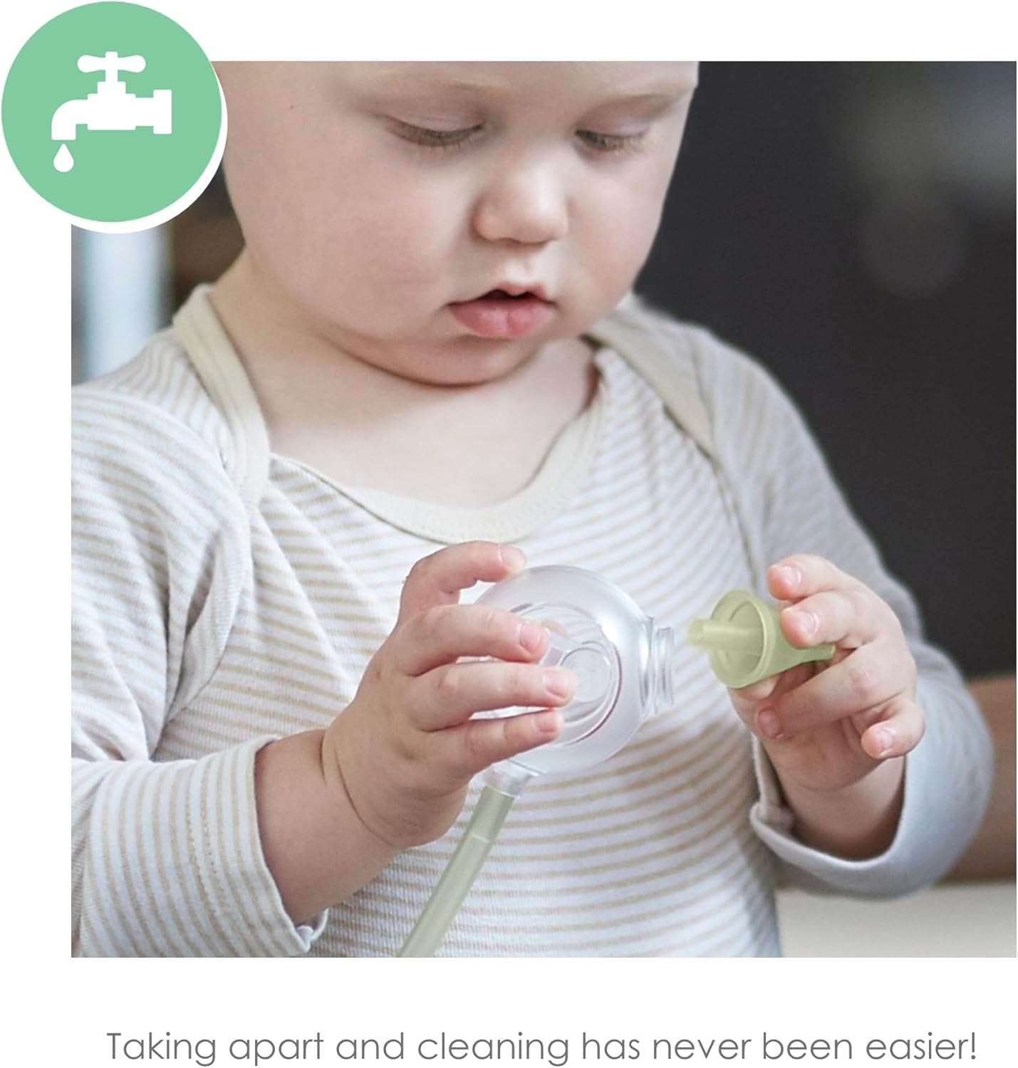 Nosiboo Pro Nasal Aspirator for Babies | Electric Nose Sucker | Made in EU | Adjustable Suction Power | Premium Quality | Award-Winning Design (Gray, 7,8x6,38x6,77 Inch)