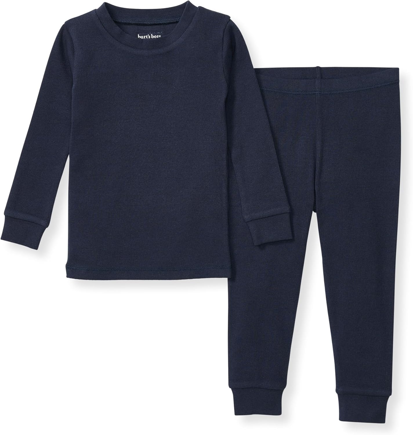 Burt's Bees Baby Boys' 2-Piece Long Sleeve Tee and Pants Organic Cotton Pajama Set