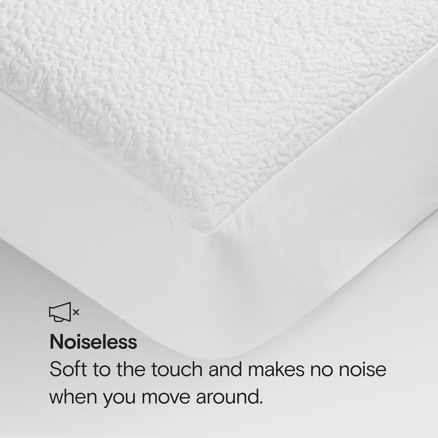 SIJO Mattress Protector, 100% Waterproof, Cooling, Ultra Soft, Noiseless, 16 inch Deep Pocket, Best Overall Mattress Protector Award Winner by Apartment Therapy (Cal King)