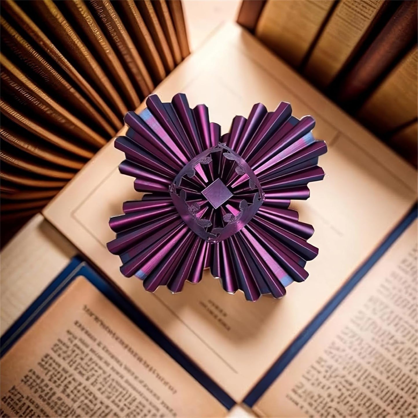 Gear Ball 3D Printed Gear Ball Spin Ball or Cube Fidget Toy, GearSphere, GearSphere - The Steampunk Whirling Wonder Fidget (H)