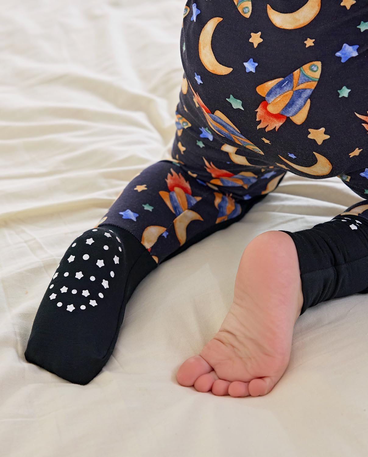 Bamboo Viscose Baby Convertible Footie Pajama, Zipper Pajamas for Baby Boys & Girls, Sleep & Play Footed Pjs