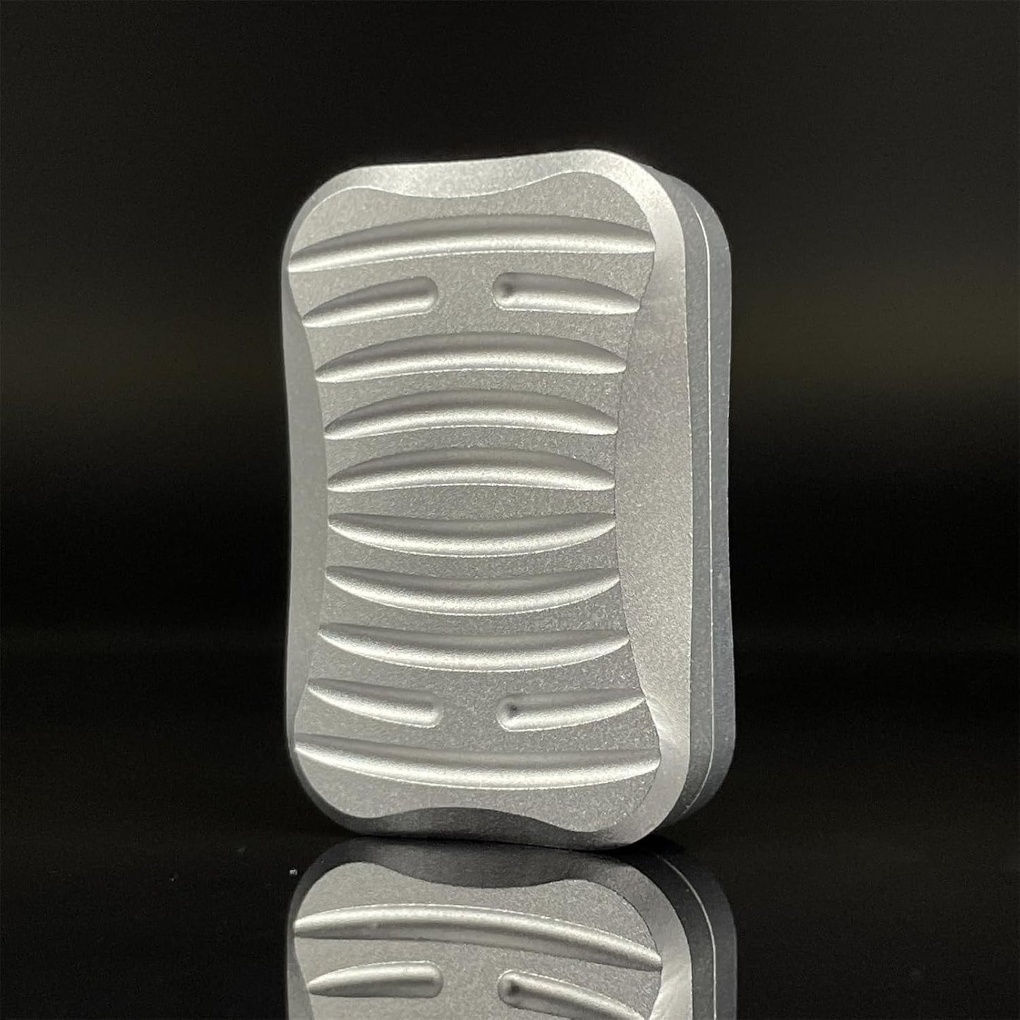 Unrestricted Push 3 Click Haptic Slider EDC Fidget Clicker Metal Fidget Toys ADHD Tool Anti-Anxiety Office Desk Toys Adult Stress Relief Toys (Sword Mark Alloy Haptic Slider)