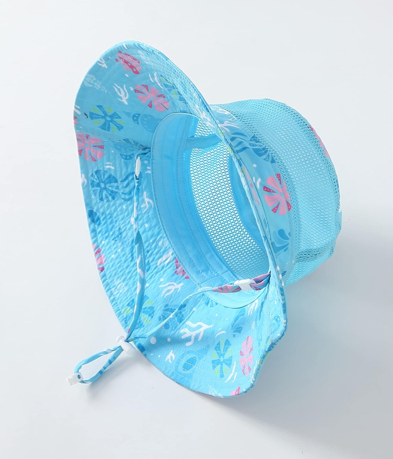 Home Prefer UPF50+ Wide Brim Sun Hat Boys Girls Sun Protection Hat Zoo Beach Swim Safari Bucket Hat for Baby Toddler Kid