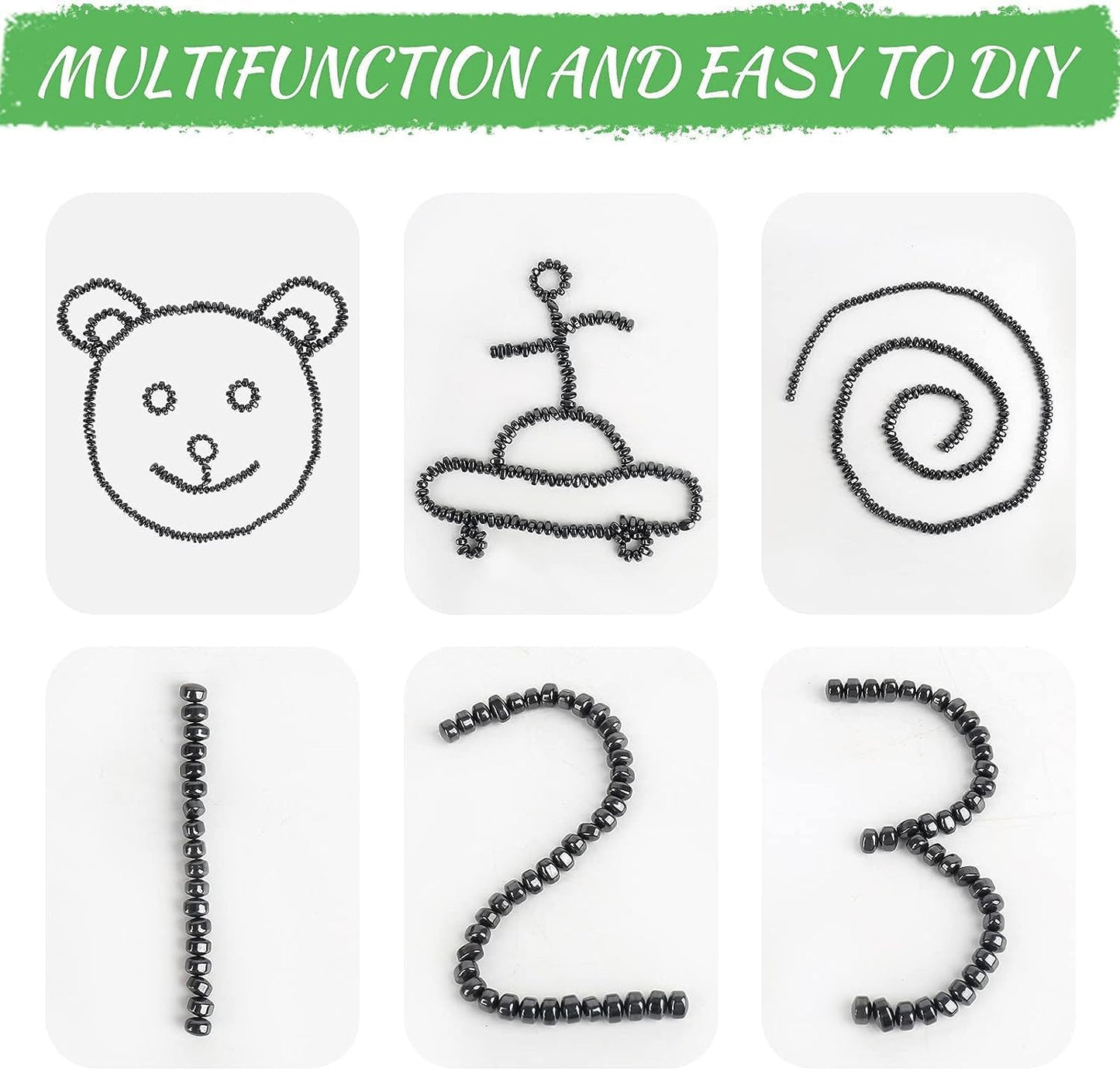 1100pcs Ferrite Putty, fidget toys, Fidget Toys Adults, Desk Fidgets Toys for Office Stress/Anxiety Relief,Adults gifts