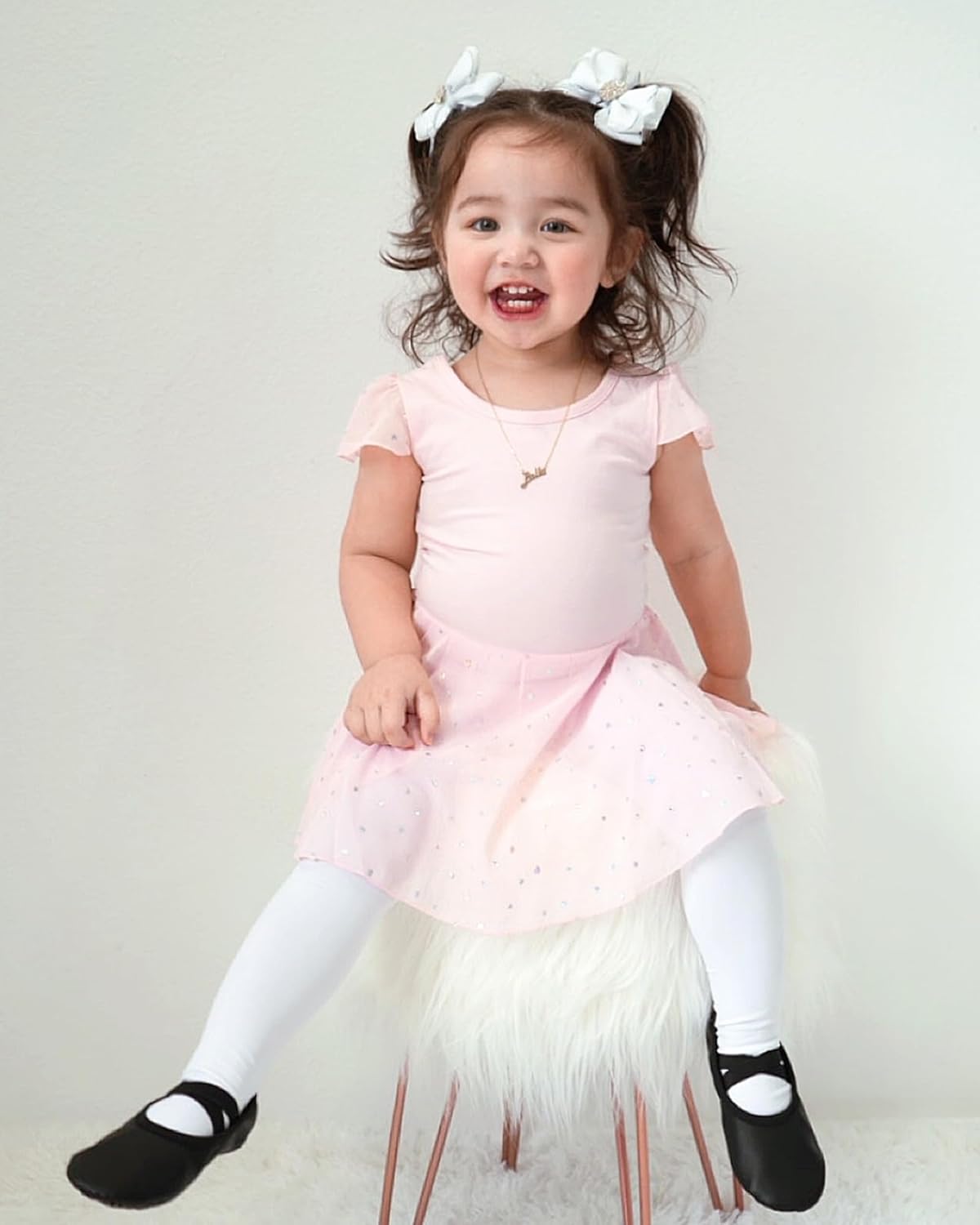 Stelle Girls' Ultra Soft Pro Dance Tight/Ballet Footed Tight (Toddler/Little Kid/Big Kid)