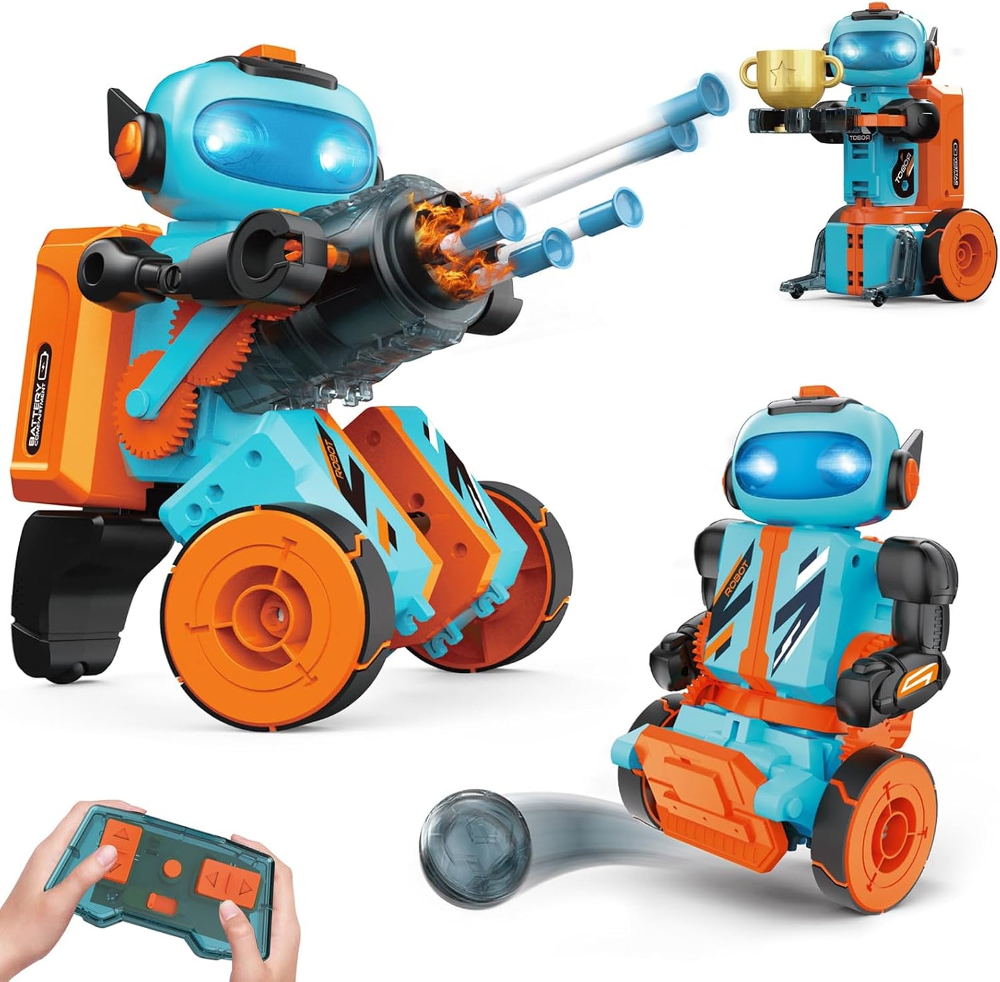 STEM Circuits Robot Building Toys for Kids Ages 8-12+ Year Old, 3 in 1 Remote Control & Programming Robotics Kit, Electric Science Projects Set, Ideal Gift for Boys Girls Ages 12-16