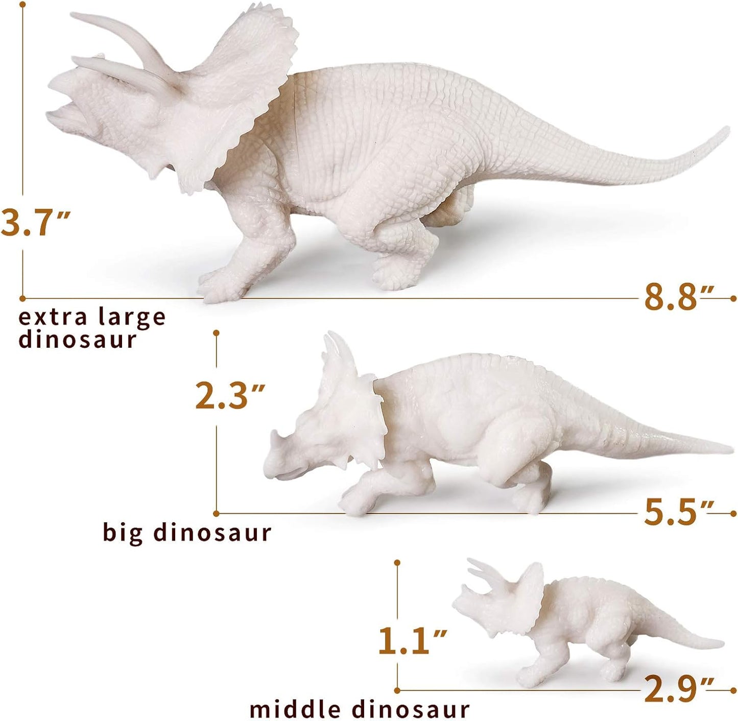 3D Dinosaurs Painting Kit with 12 Dinos for Kids Age 3-15, Arts and Crafts Kits Drawing Toys with Dinosaurs Set Creativity Gifts for Boys and Girls