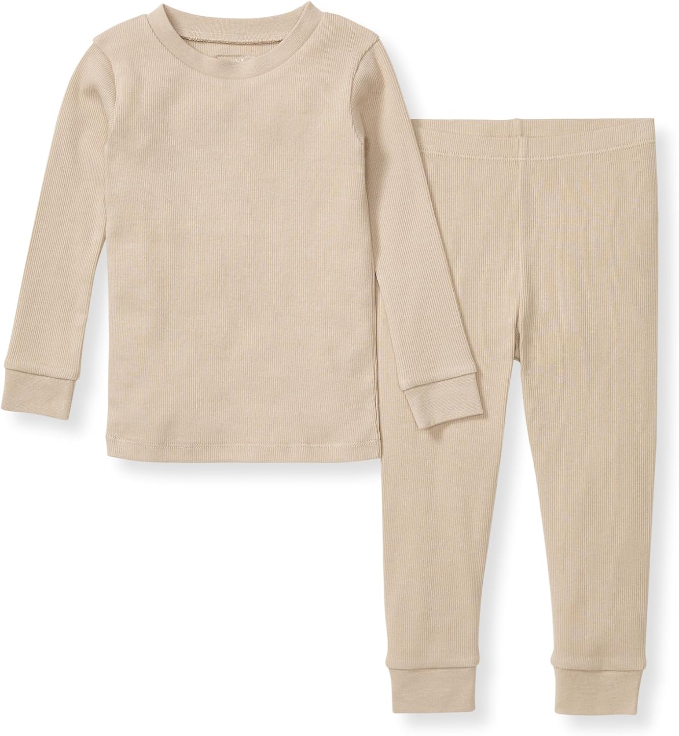 Burt's Bees Baby Boys' 2-Piece Long Sleeve Tee and Pants Organic Cotton Pajama Set