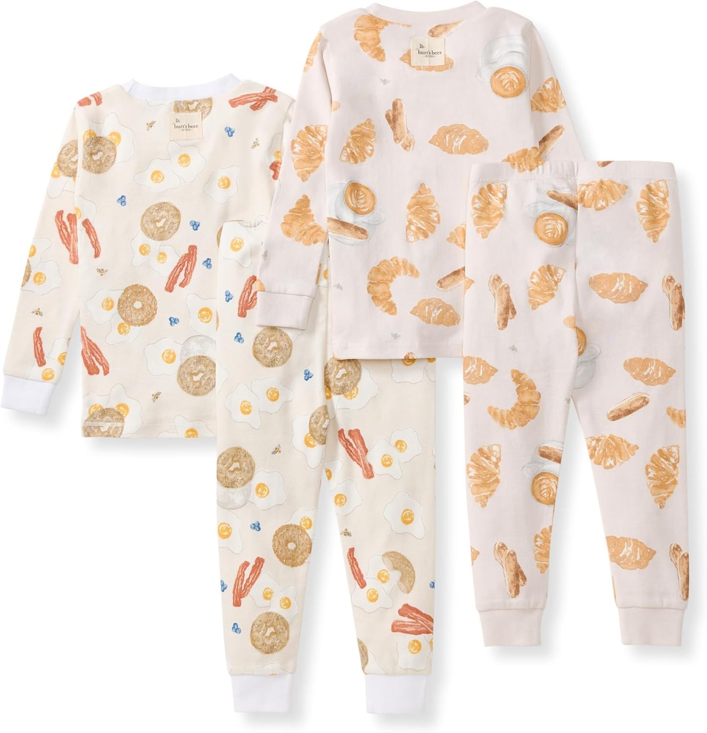 Burt's Bees Baby Boys' 2-Piece Long Sleeve Tee and Pants Organic Cotton Pajama Set