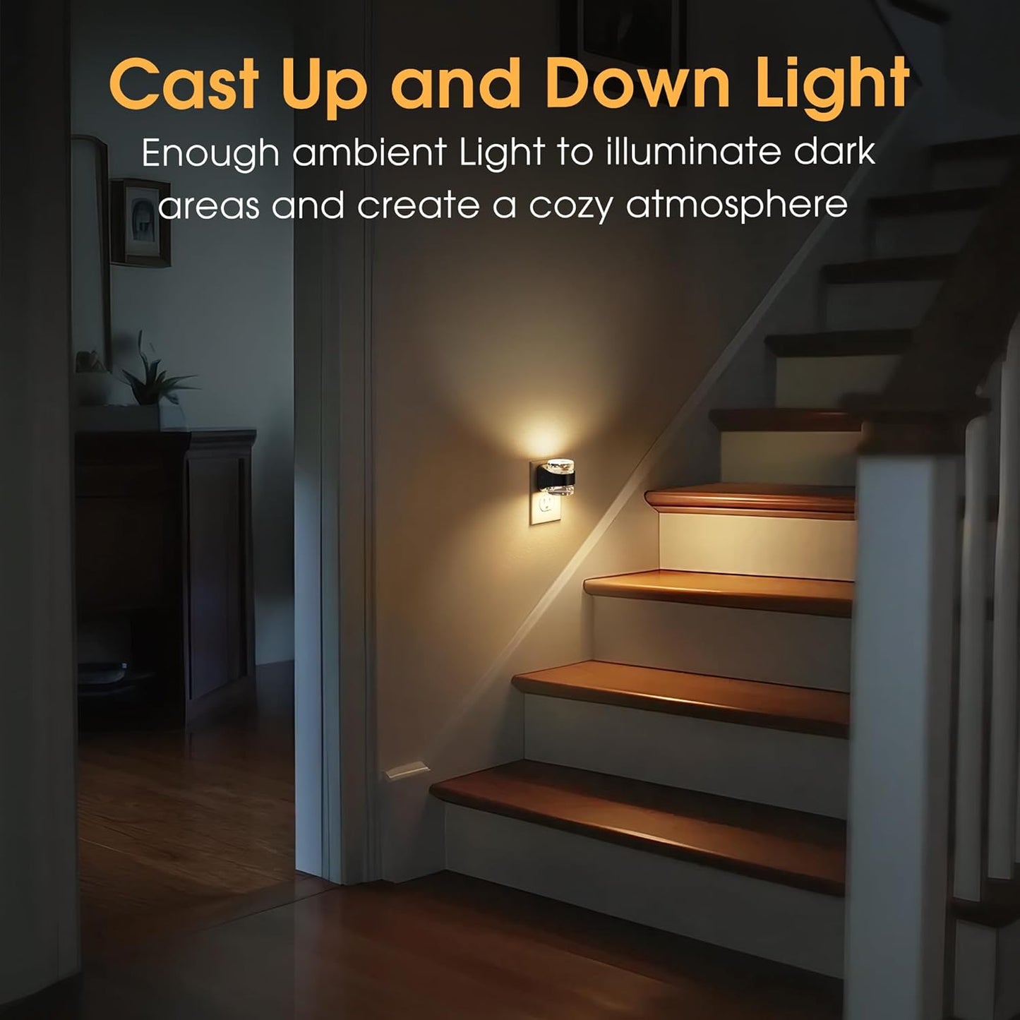 Briignite LED Night Light Plug into Wall[2 Pack] Dimmable Night Light with Bubble Design 3000K/4000K/5000K & 3 Brightness Levels for Baby Nursery, Hallway, Bathroom, Kids Room, 3CCT