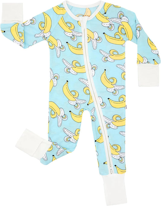 Little Sleepies Pajamas for Baby Boys & Girls, Viscose from Bamboo Baby Pajamas, Preemie & Newborn Sleepers, 2-Way Zipper PJs