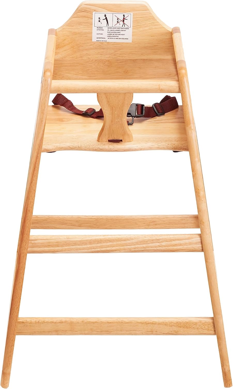 Baby Highchairs, Durable Dining Feeding Chair with Steps, High Chairs for Babies and Toddlers, Seating Ready-to-Assemble Restaurant Wood High Chair, Wooden High Chair (Highchair/Booster/Chair)