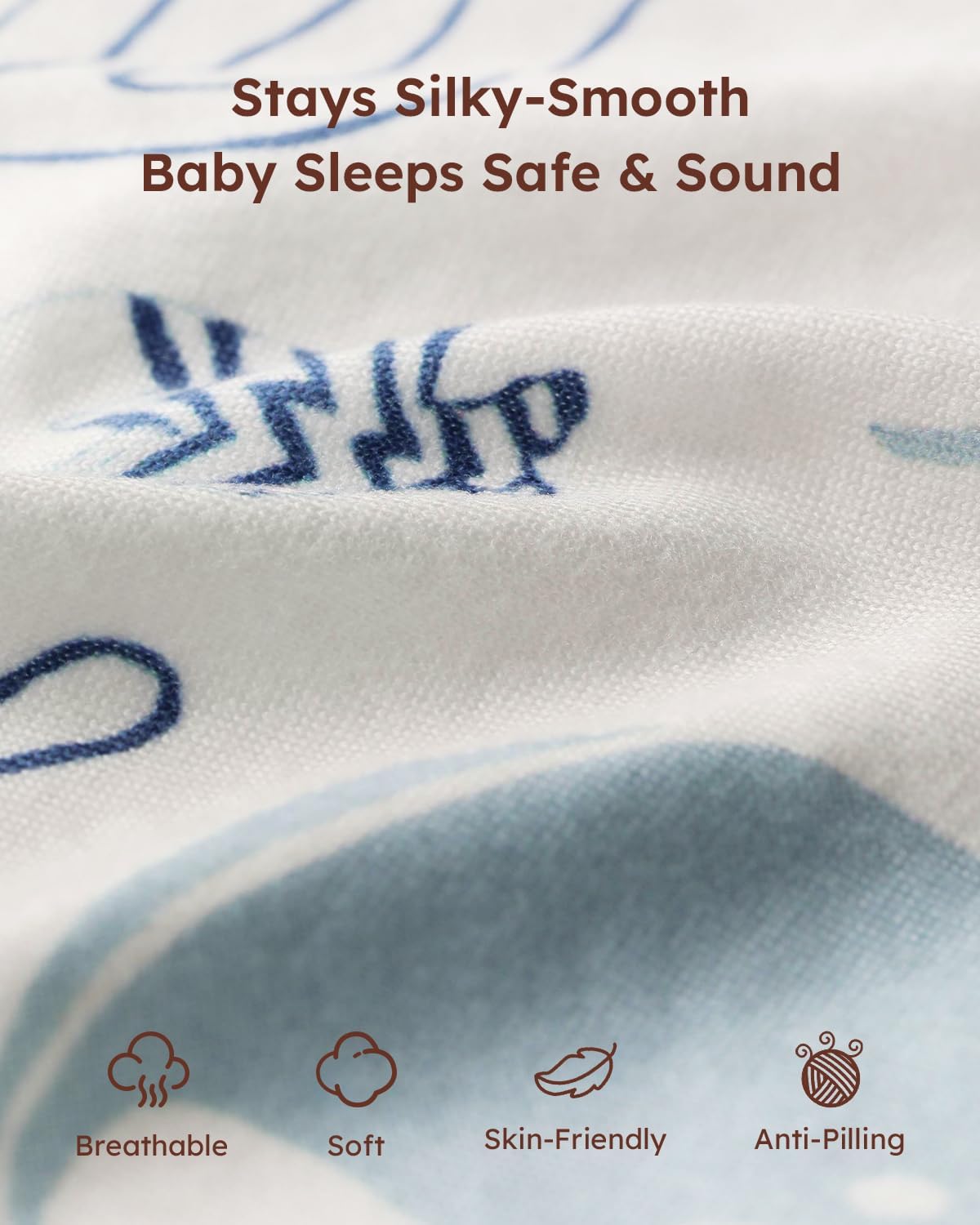 Yoofoss Baby Crib Sheets 2 Pack for Boys and Girls - 52x28 Fitted Crib Sheet Neutral Fits for Standard Crib and Toddler Mattress, Ultra Soft Breathable Microfiber Underwater World