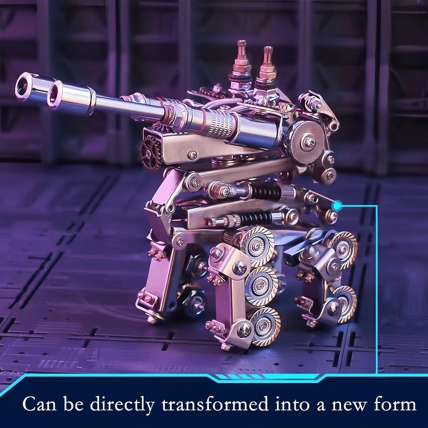 3D Metal Puzzle for Adults,Tank Puzzle Building Set，3D Metal Model Kit, Brain Teaser Puzzles DIY Assembling for Stress Relief - High end Men's Gift