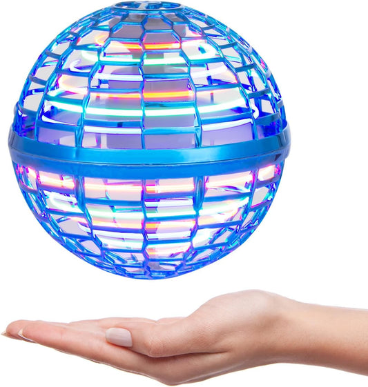 Flying Orb Ball Toy 2023 Galaxy Ball,Cosmic Globe Boomerang Hover Orb Ball, Galactic Fidget Spinner, Hand Drone Ball, Kids Toys for Boys Age 6 7 8 9 10 11 12 Boys Girls Cool, Blue