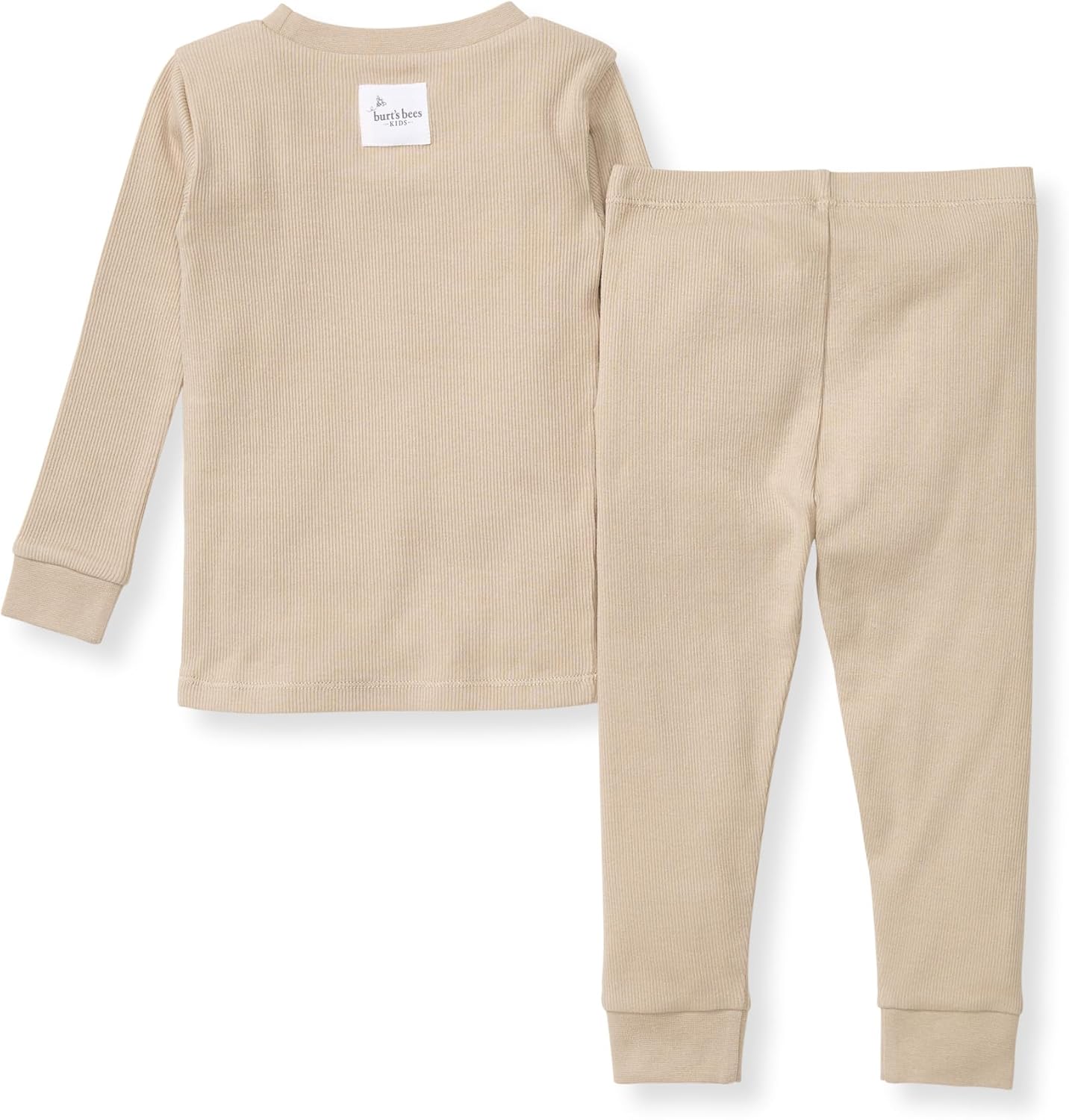 Burt's Bees Baby Boys' 2-Piece Long Sleeve Tee and Pants Organic Cotton Pajama Set