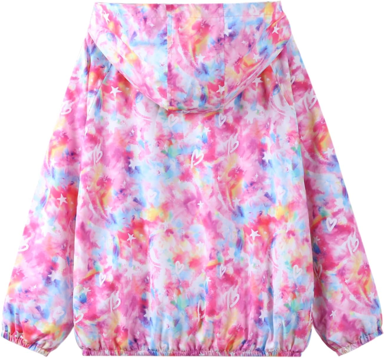 WELAKEN Lightweight Jacket for Girls Kids & Toddler II Girls' Print Water-Resistant Jacket