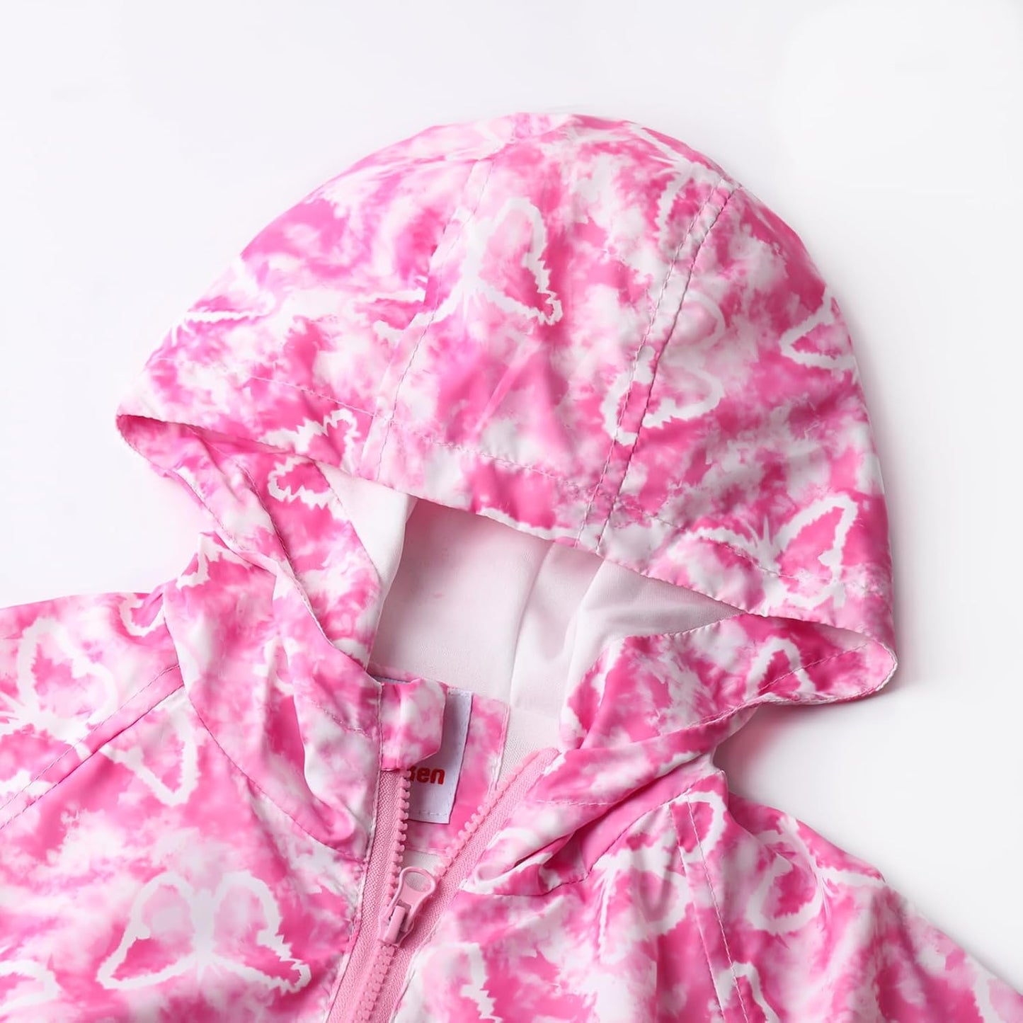 WELAKEN Lightweight Jacket for Girls Kids & Toddler II Girls' Print Water-Resistant Jacket