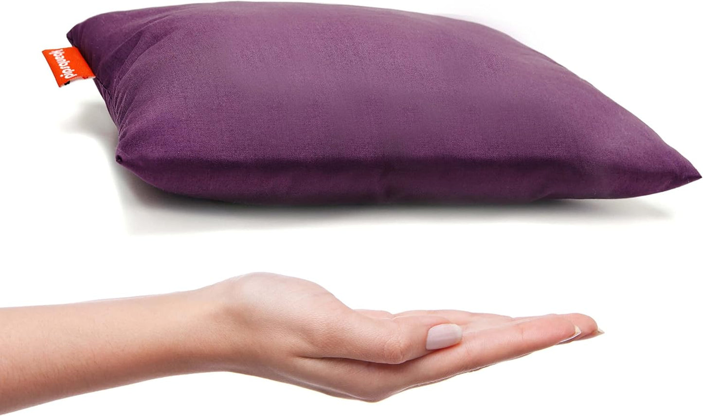 Pipsqueak Microfiber Pillow - Small, Mini, Tiny - 11 x 7 in - Perfect for Travel, Cars, Airplanes, Camping, Dogs, Toddlers, Kids, Lumbar, Knees and Neck - Ages 2 Yrs and Up