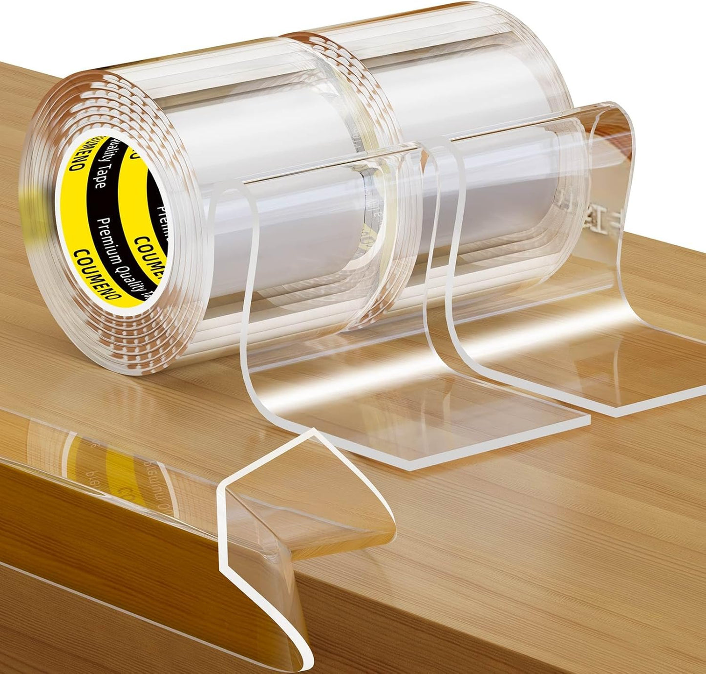 2Pack Clear Edge Protector,Safe Corner Protector, Anti-Sharp Edge Protector, for Furniture, Drawers, Tables, Cabinets 2inX6.56FT