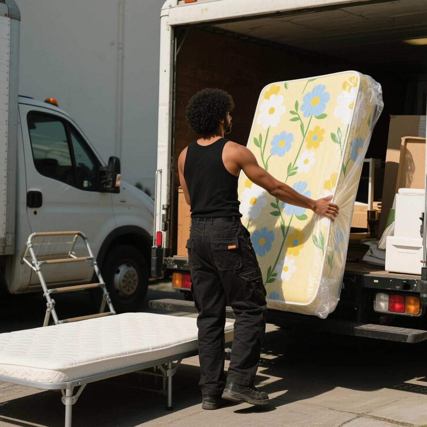 Klmnop 2 Pack Crib Mattress Storage Bag with Zipper, Clear Plastic Waterproof Crib Mattress Bag for Moving and Storage(53.15 x 28.35 x 7.09 Inch)