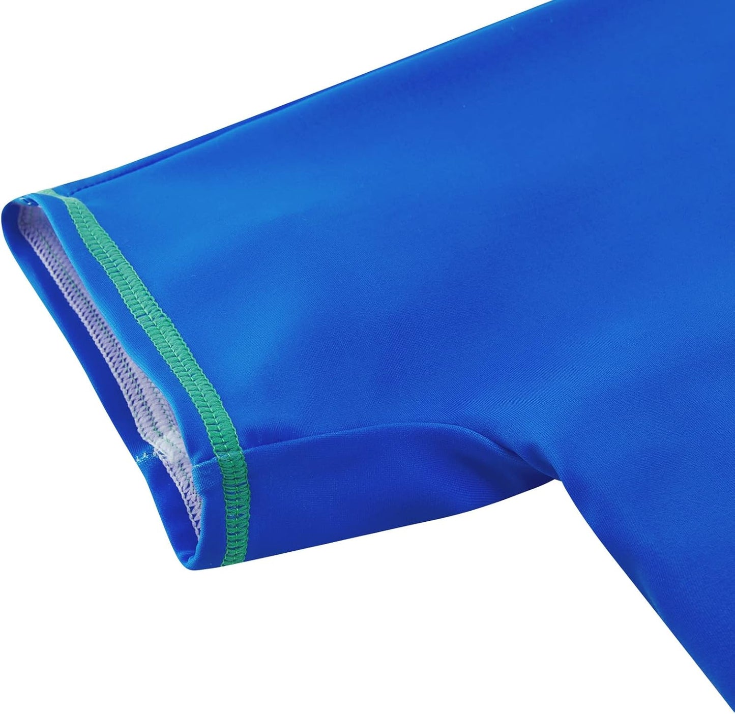 uideazone Baby Boys One Piece Swimsuit Long Sleeve UPF 50+ Rash Guard Bathing Suit Swimwear with Sun Hat 0-24 Months