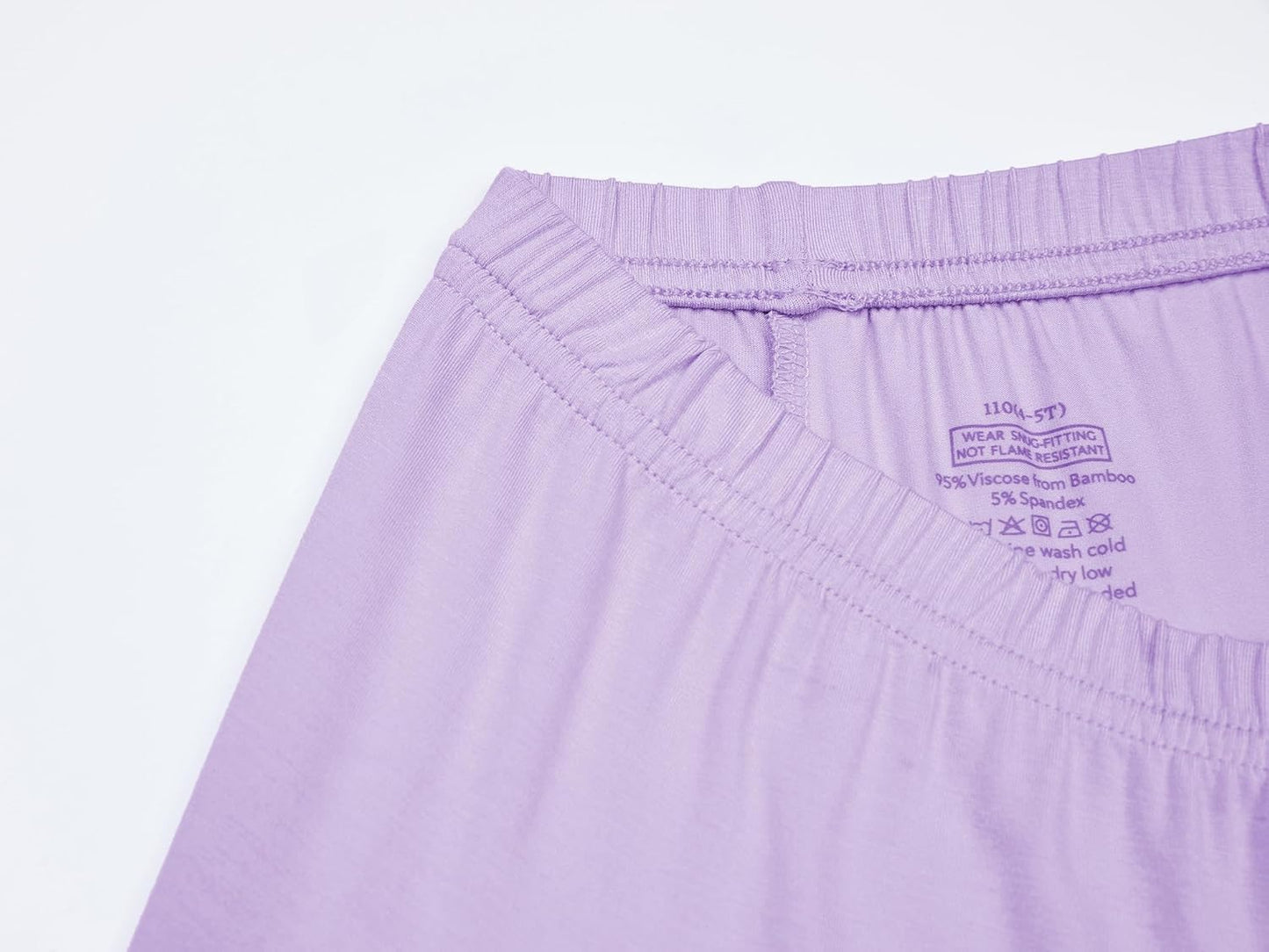 BABY 2T-10Y Toddler Kids Girls Boys Soft Comfy Viscose 2pcs Set Long Sleeve Plain Shirts and Pants Sets